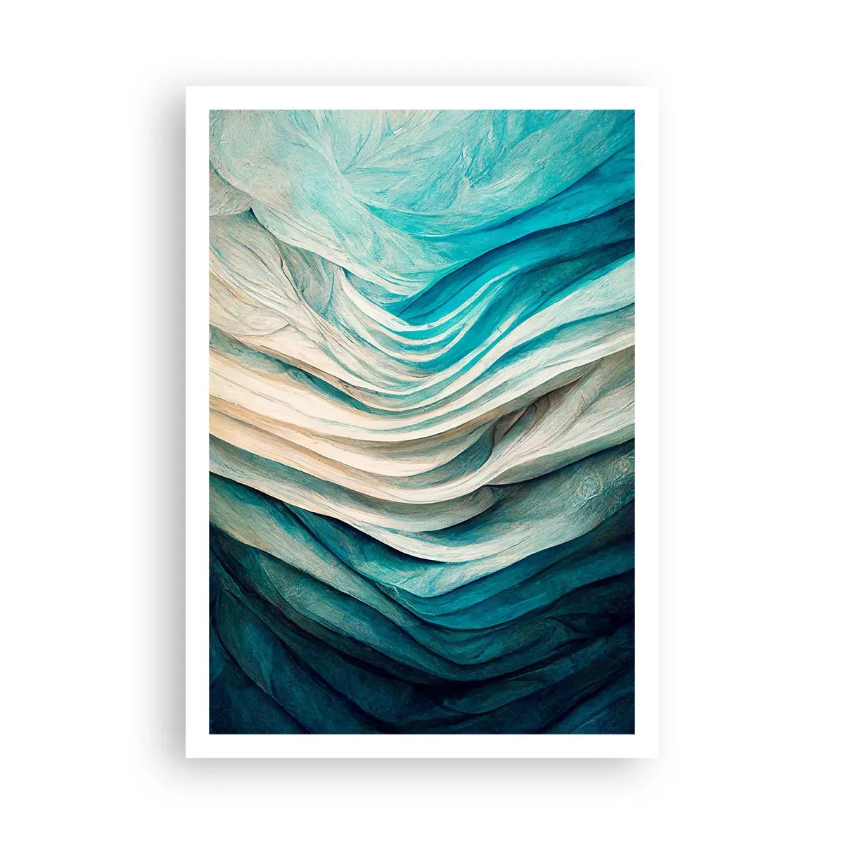 Poster - Blaue Unersättlichkeit - 70x100 cm