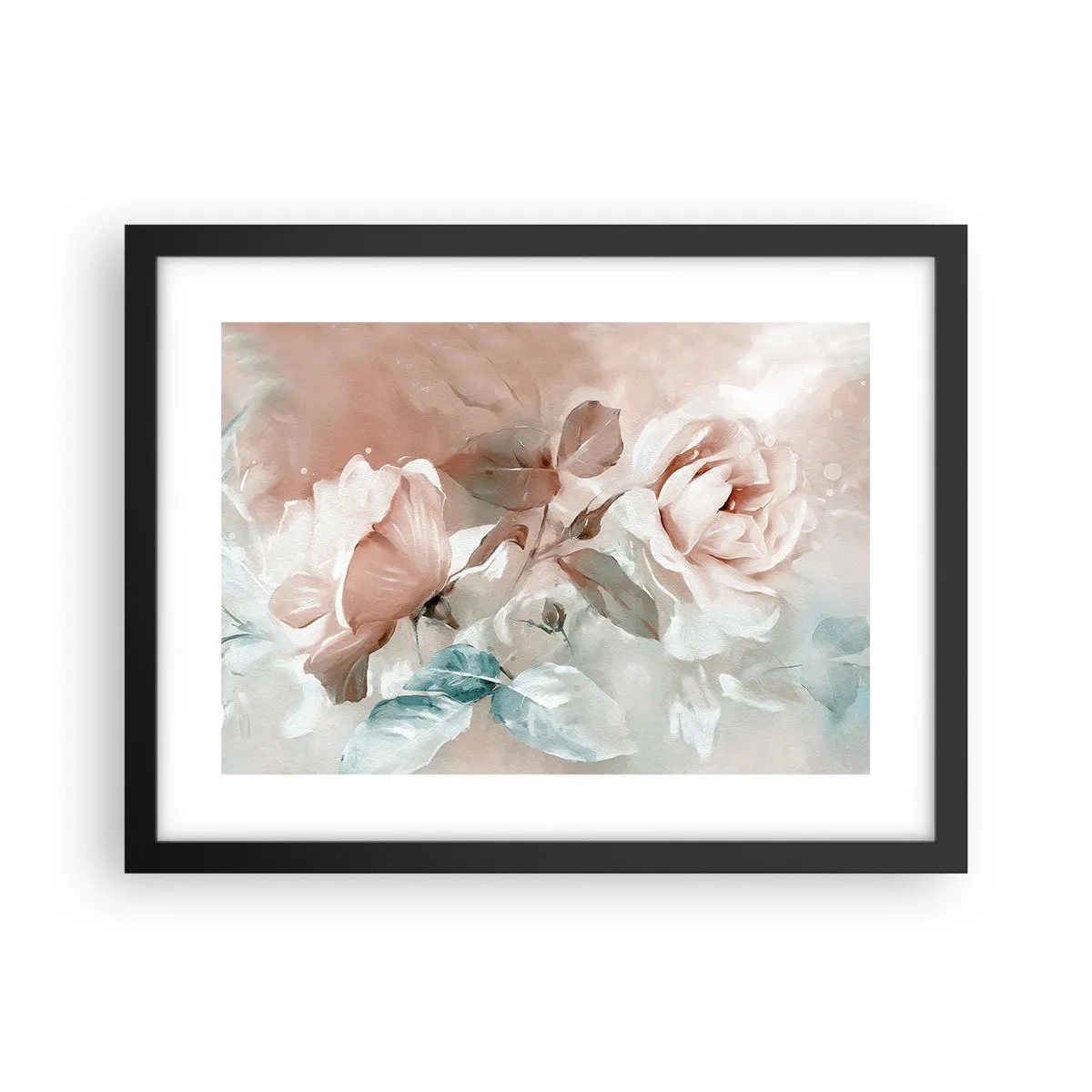 Poster in einem schwarzem Rahmen - Geist der Romantik - 40x30 cm