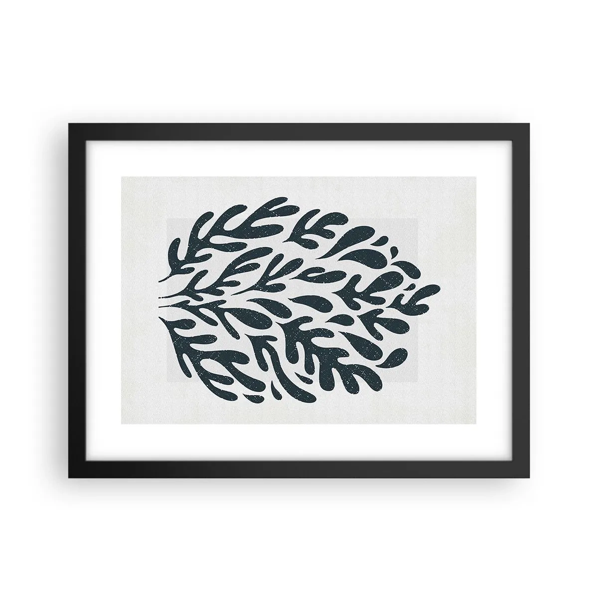 Poster in einem schwarzem Rahmen - Formen der Natur - 40x30 cm