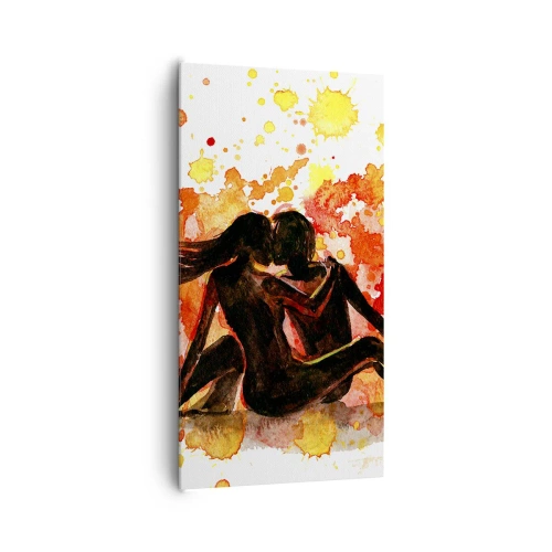 Bild auf Leinwand - Leinwandbild - Und es war Licht - 65x120 cm