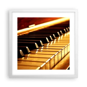 Poster in einem weißen Rahmen - Endlose Möglichkeiten - 40x40 cm