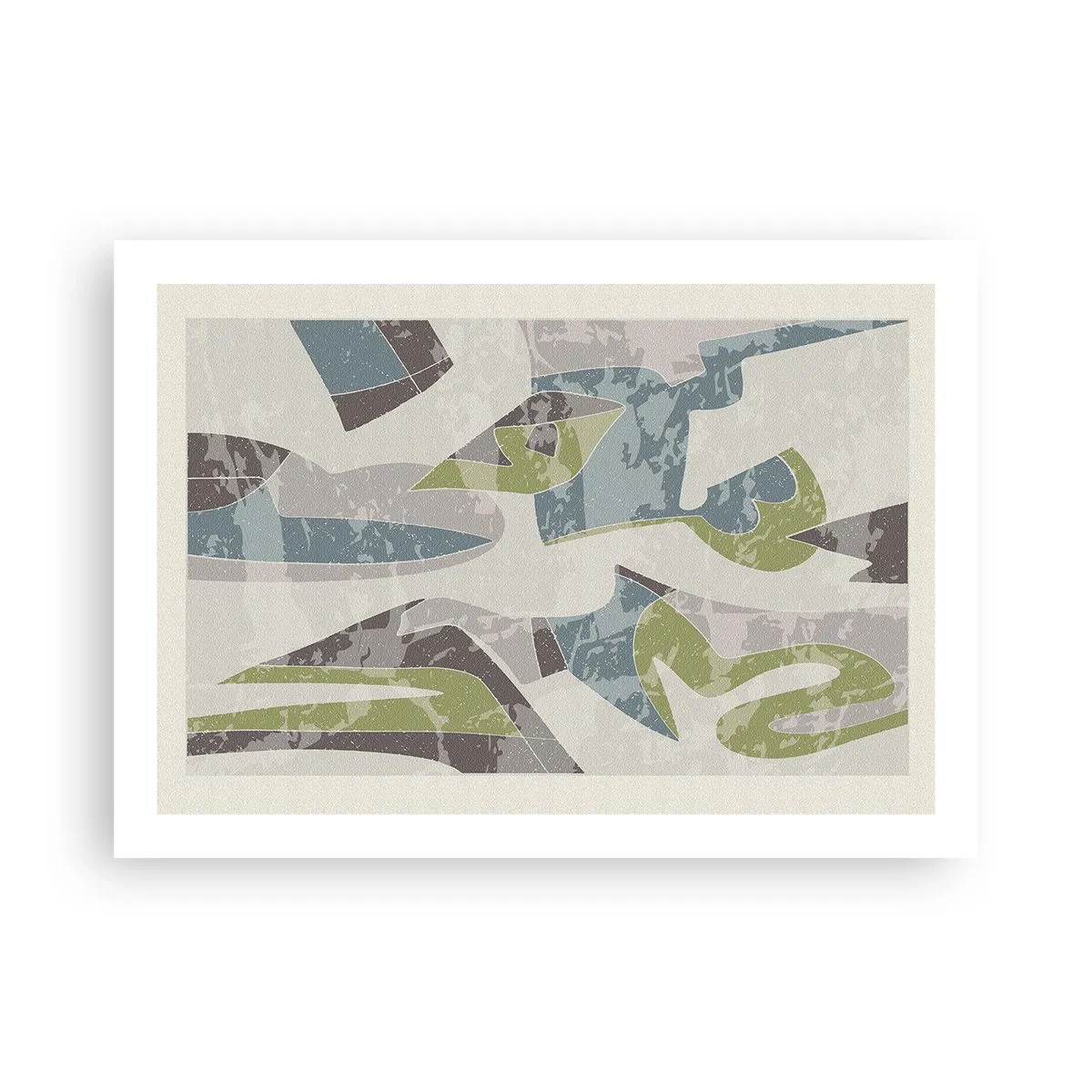 Poster - Komposition hinter dem Glas - 70x50 cm