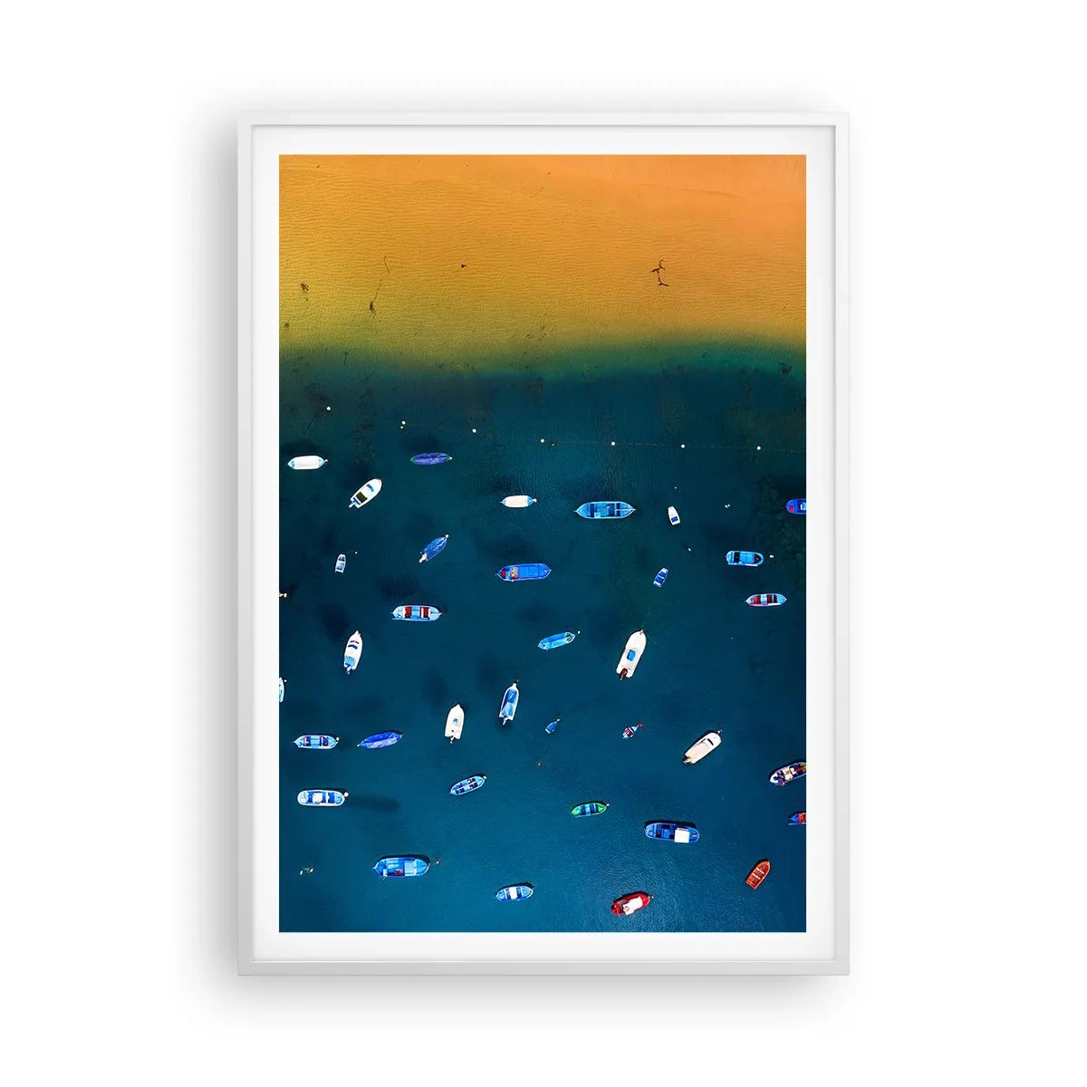 Poster in einem weißen Rahmen - Feiertagsspiel - 70x100 cm