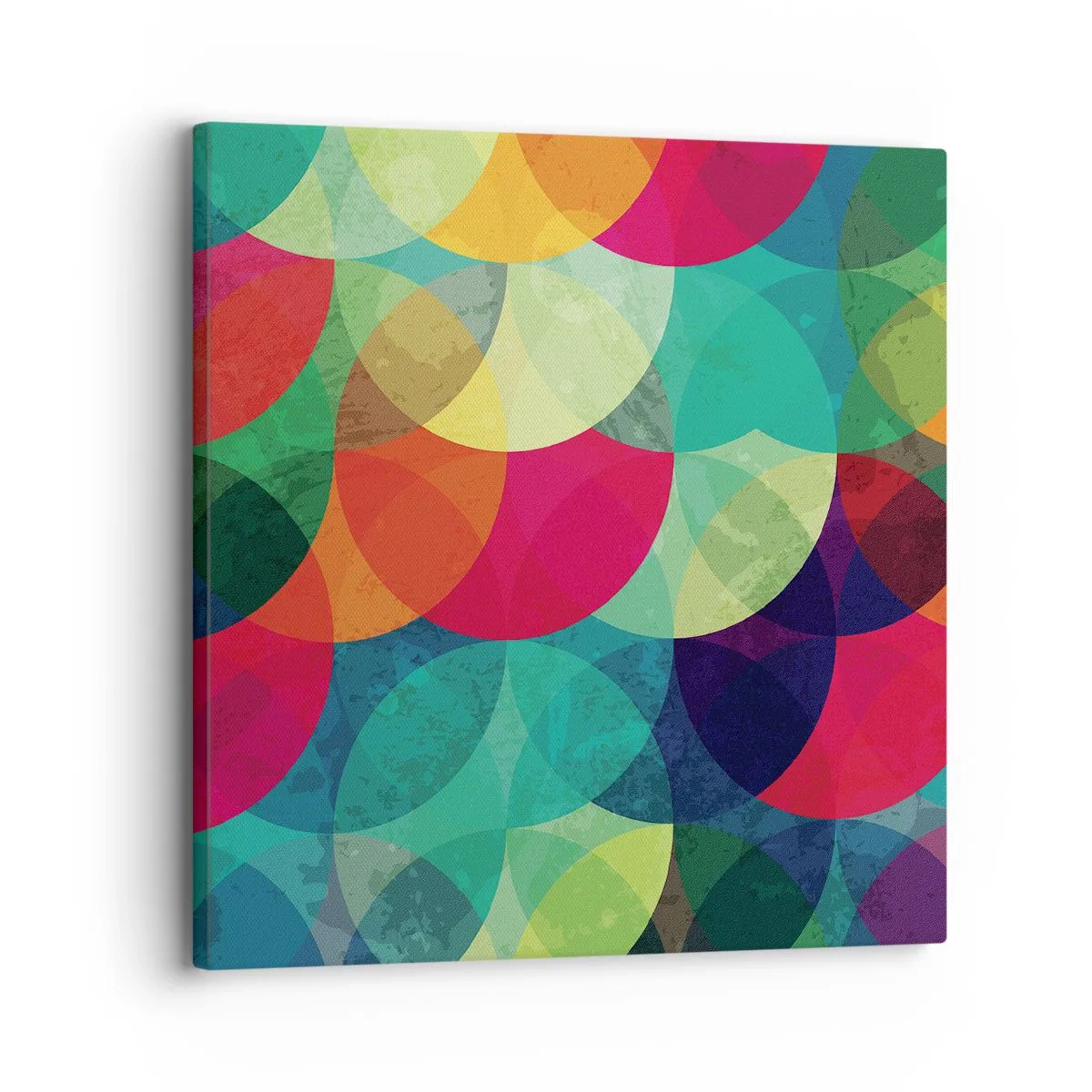 Bild auf Leinwand - Leinwandbild - Aufstieg zum Regenbogen - 30x30 cm