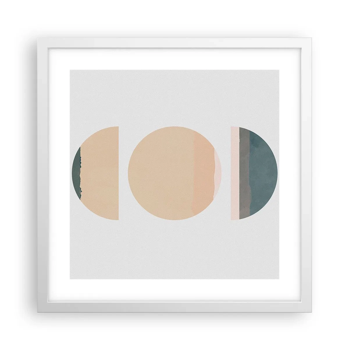 Poster in einem weißen Rahmen - Ein Rad hinter dem anderen… - 40x40 cm