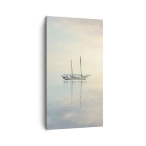 Bild auf Leinwand - Leinwandbild - Im Meer der Stille - 45x80 cm