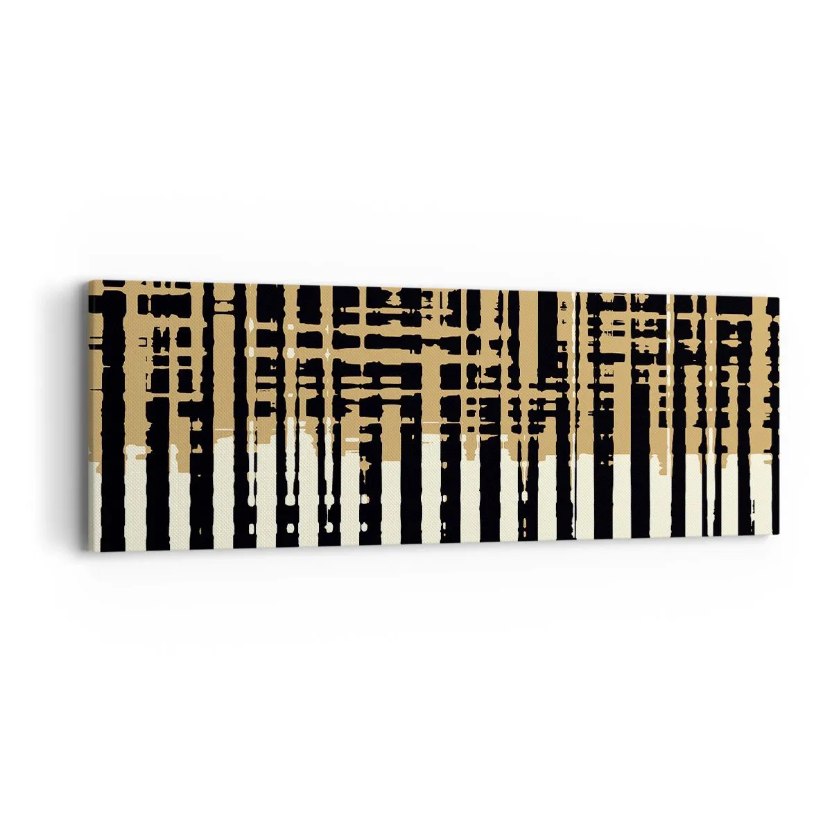 Bild auf Leinwand - Leinwandbild - Architektonische Abstraktion - 90x30 cm