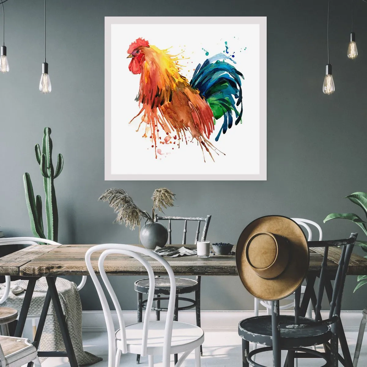 Poster - Königliches Gewand, königlicher Stolz - 30x30 cm