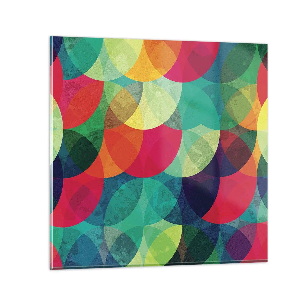 Glasbild - Bild auf glas - Aufstieg zum Regenbogen - 40x40 cm