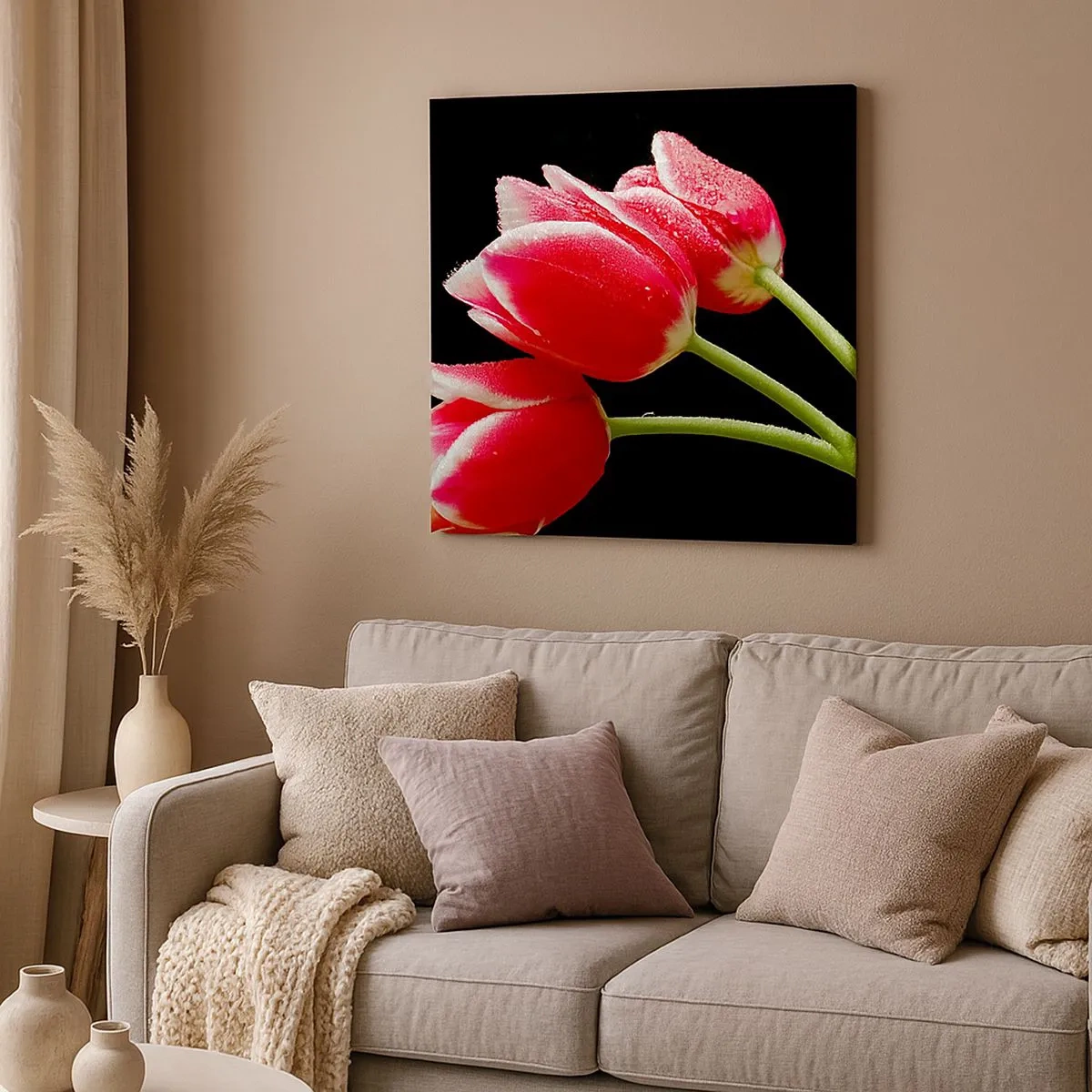 Bild auf Leinwand - Leinwandbild - Ein Versprechen der reinen Liebe - 30x30 cm