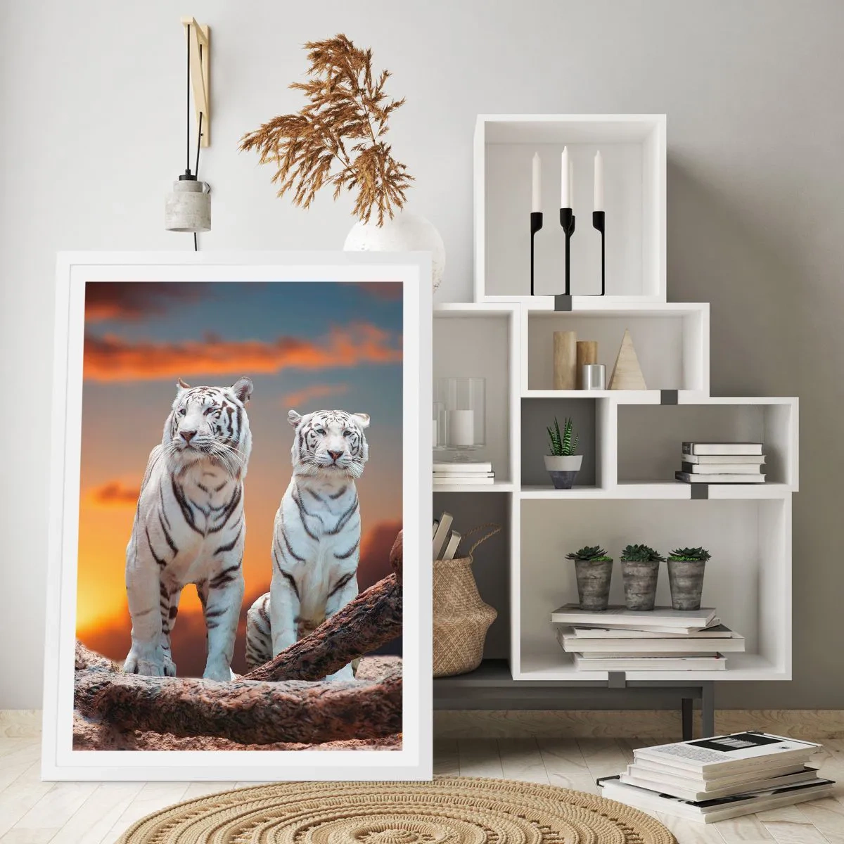 Poster in einem weißen Rahmen - Genau wie Narnia - 61x91 cm