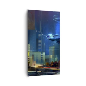 Bild auf Leinwand - Leinwandbild - In naher Zukunft - 65x120 cm