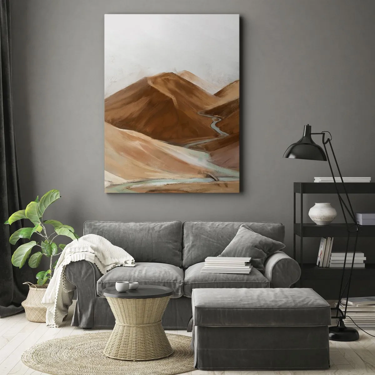 Bild auf Leinwand - Leinwandbild - Zur Quelle - 65x120 cm