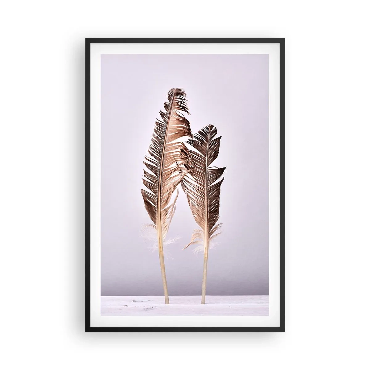 Poster in einem schwarzem Rahmen - Gegen das Nichts - 61x91 cm