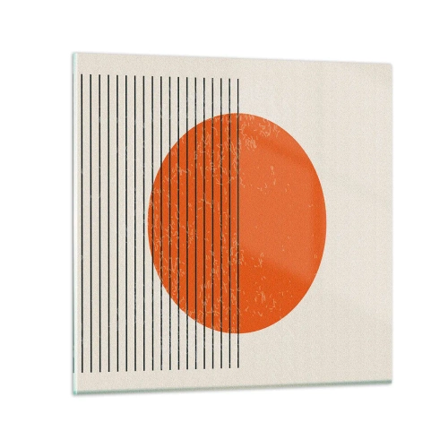 Glasbild - Bild auf glas - Immer die Sonne - 50x50 cm