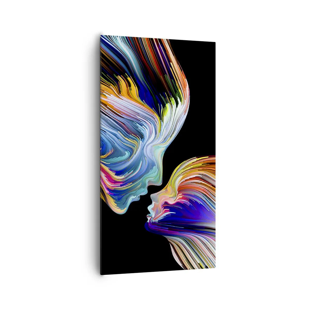 Bild auf Leinwand - Leinwandbild - Eine Verschmelzung von Energie und Licht - 65x120 cm