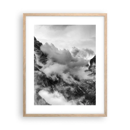 Poster in einem Rahmen aus heller Eiche - Schön und grausam - 40x50 cm