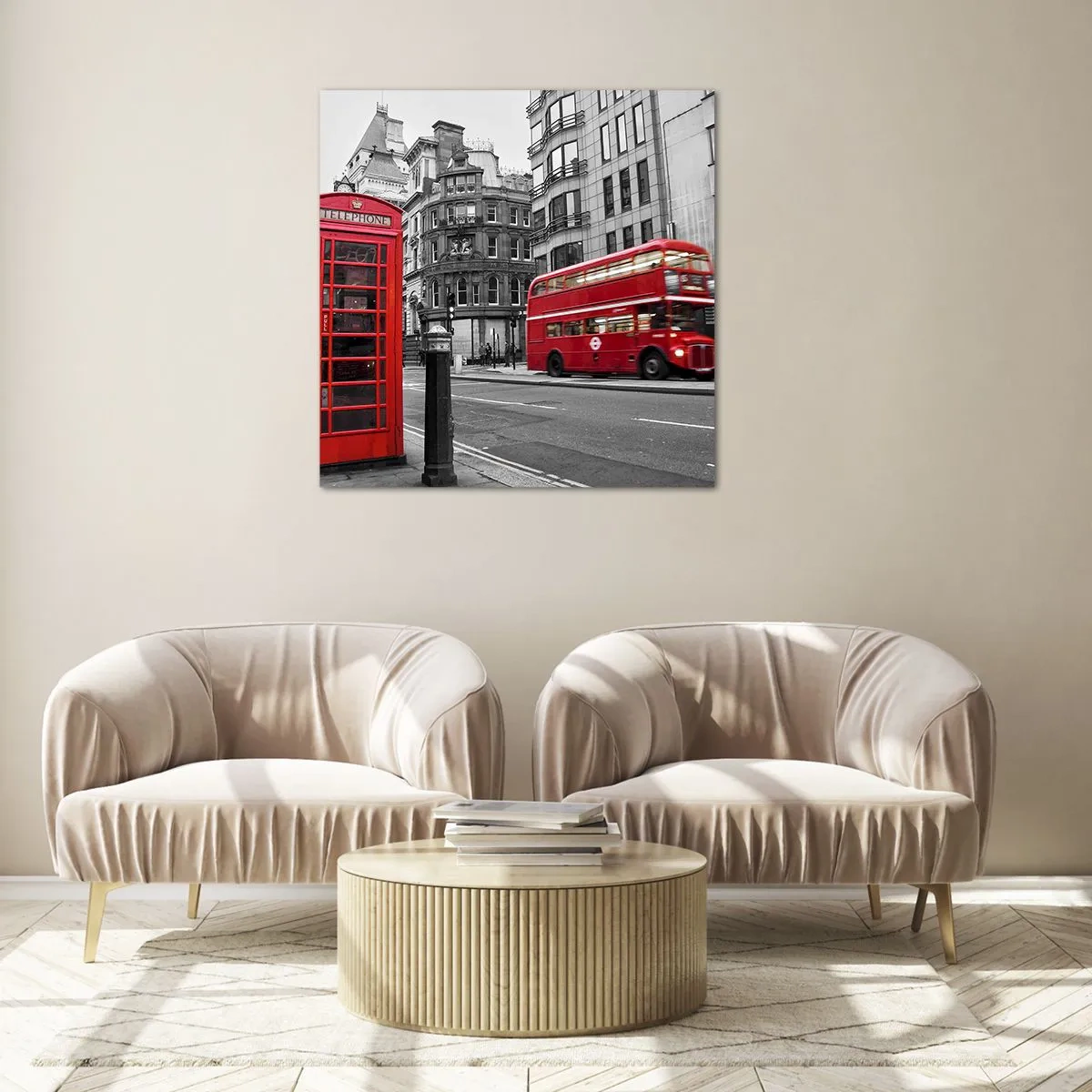 Glasbild - Bild auf glas - Das Rotste in Europa - 30x30 cm