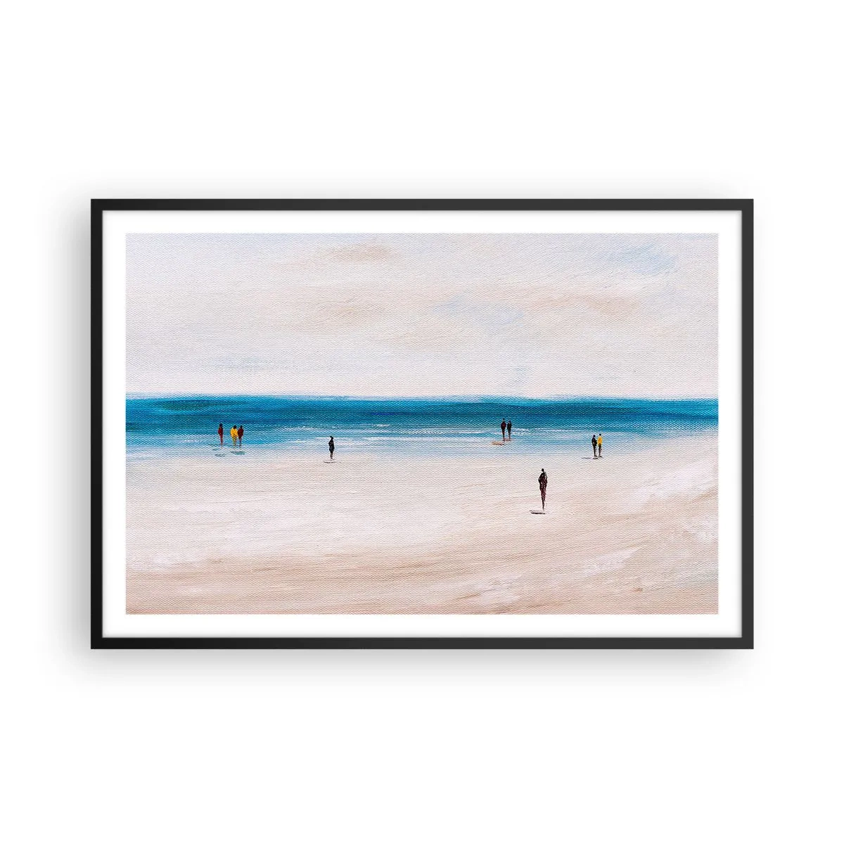 Poster in einem schwarzem Rahmen - Natürliches Bedürfnis - 91x61 cm