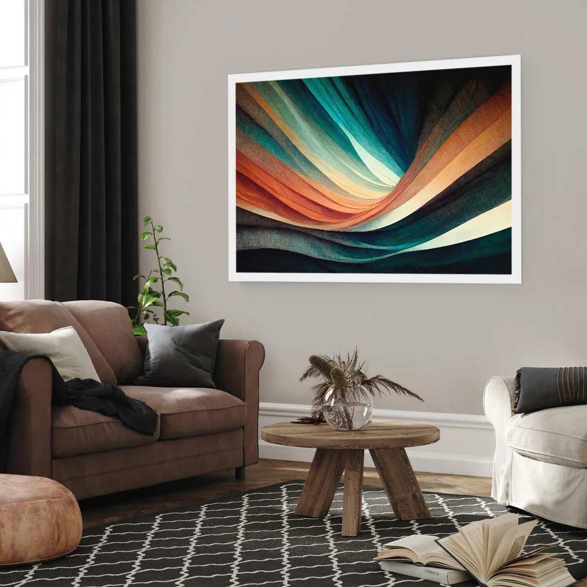 Poster - Aus Farben gewebt - 91x61 cm