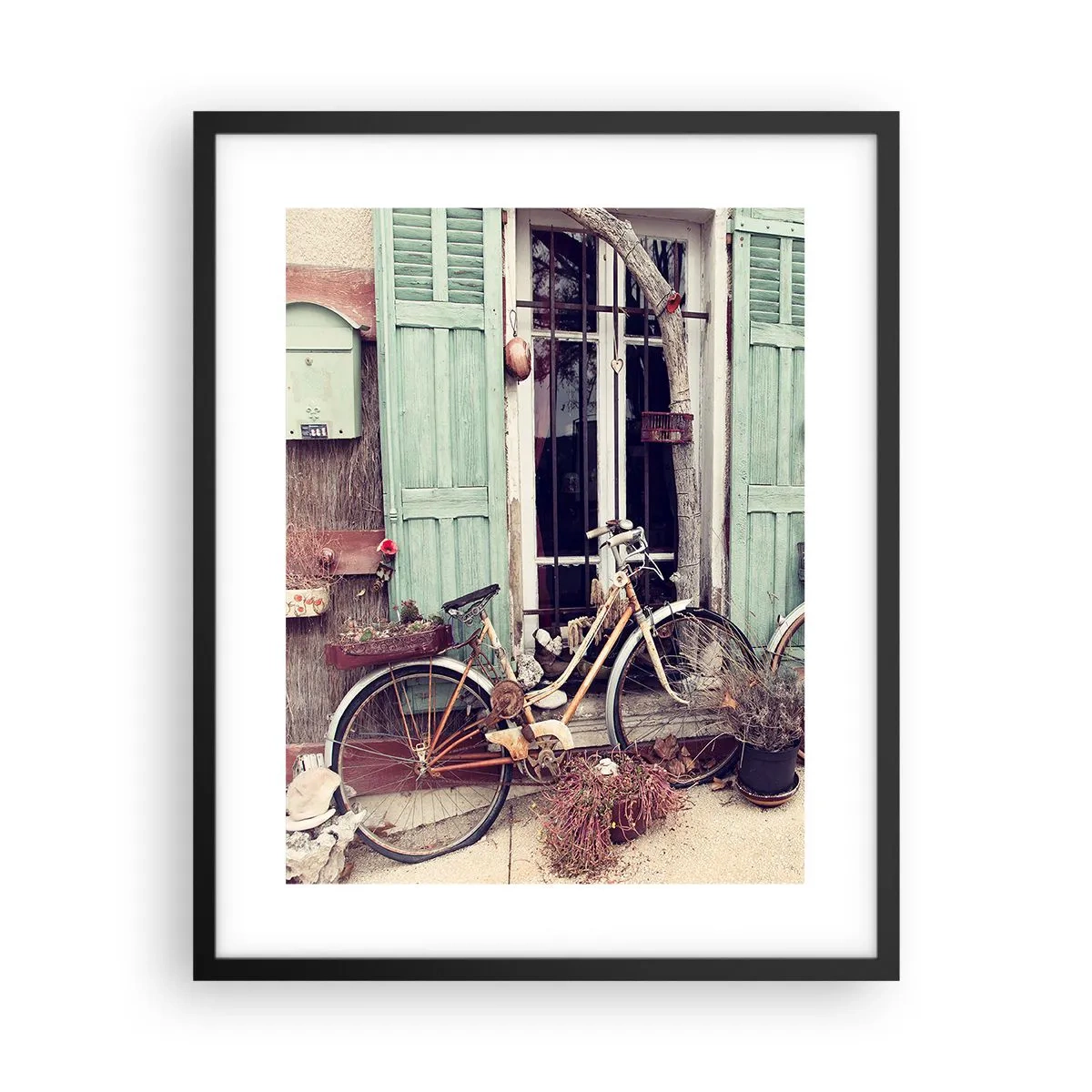 Poster in einem schwarzem Rahmen - Es lebe die Provinz - 40x50 cm