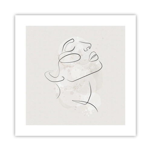 Poster - Die Umrisse eines Traums - 40x40 cm