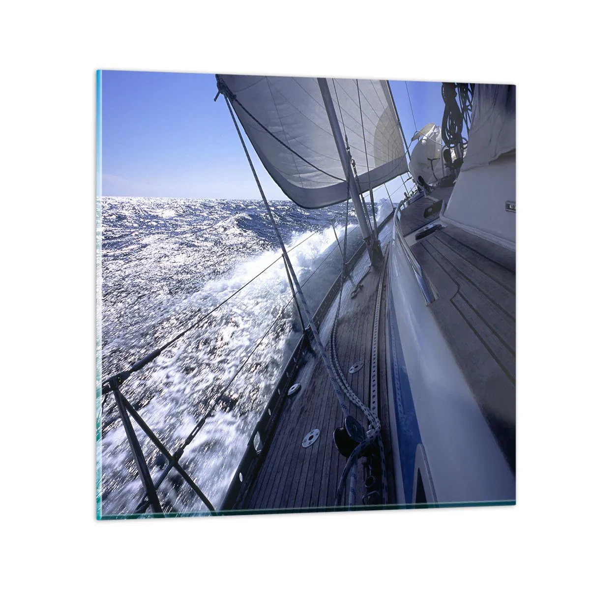 Glasbild - Bild auf glas - Ich weiß was es heißt ein Vogel zu sein - 50x50 cm