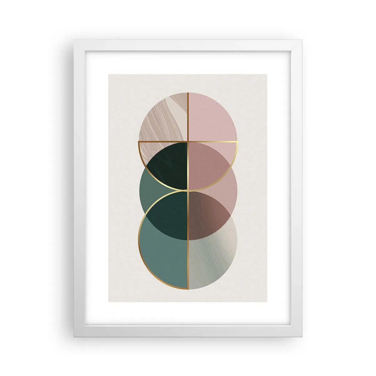 Poster in einem weißen Rahmen - Ein Rad hinter dem anderen… - 30x40 cm