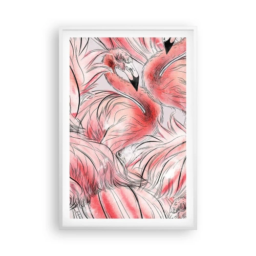 Poster in einem weißen Rahmen - Bird Corps de Ballet - 61x91 cm