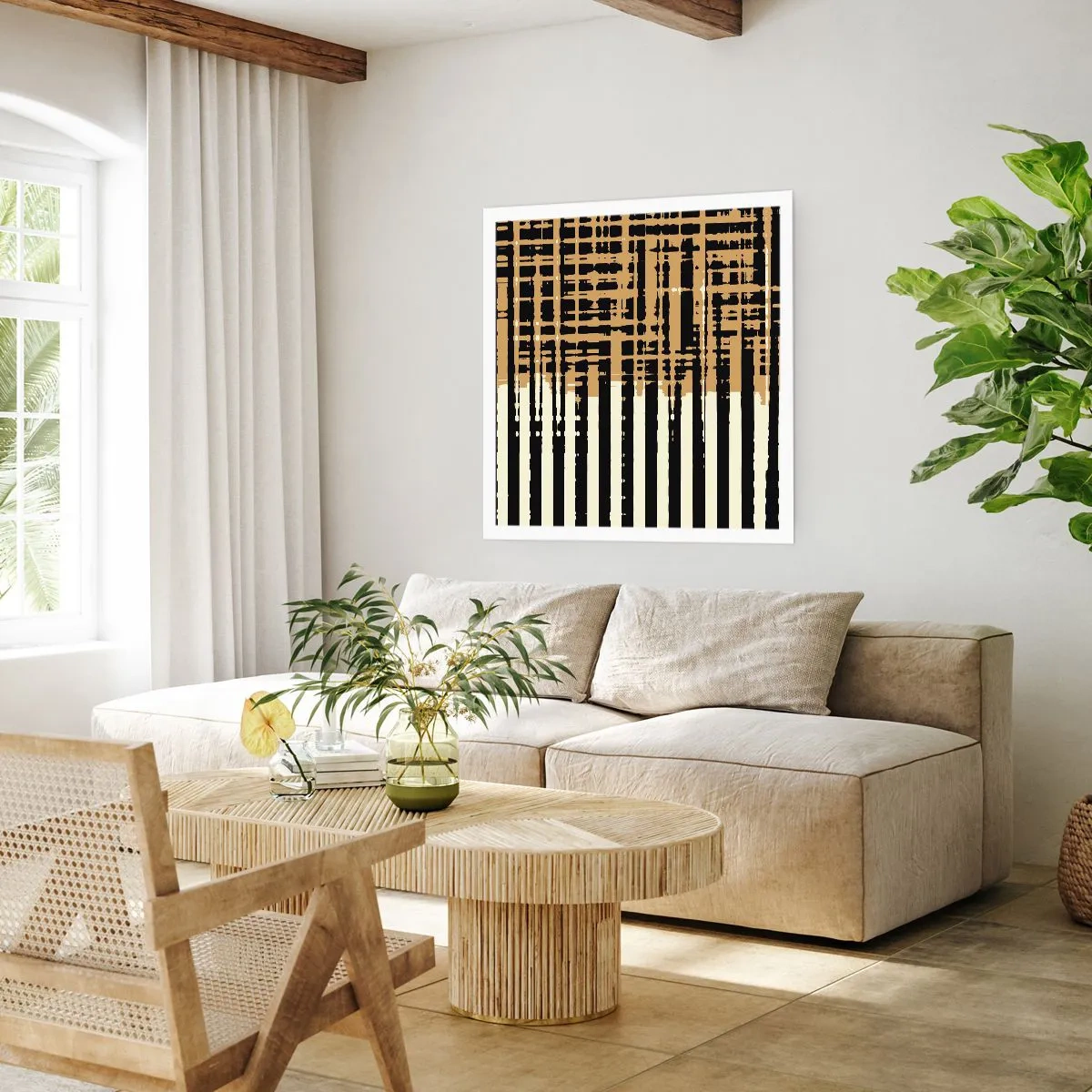 Poster - Architektonische Abstraktion - 40x40 cm