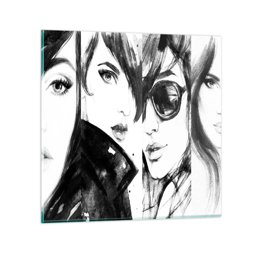 Glasbild - Bild auf glas - Schönheit multipliziert - 30x30 cm