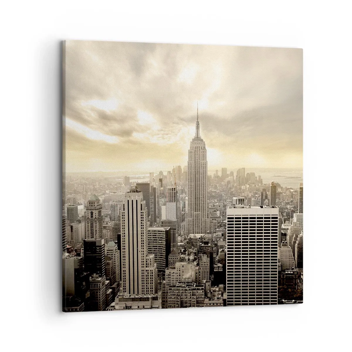 Bild auf Leinwand - Leinwandbild - New York aus Grau - 50x50 cm