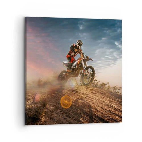 Bild auf Leinwand - Leinwandbild - Für den Sieg - 70x70 cm