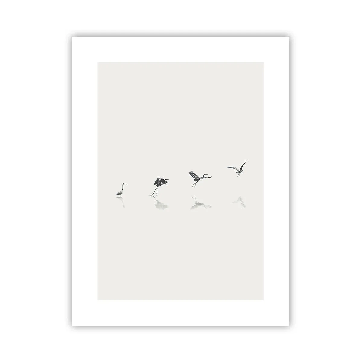 Poster - Vier einfache Schritte - 30x40 cm