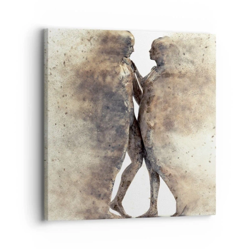 Bild auf Leinwand - Leinwandbild - Sie erhoben sich aus dem Staub, um zu lieben - 30x30 cm