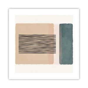 Poster - Alles ist in Ordnung - 40x40 cm