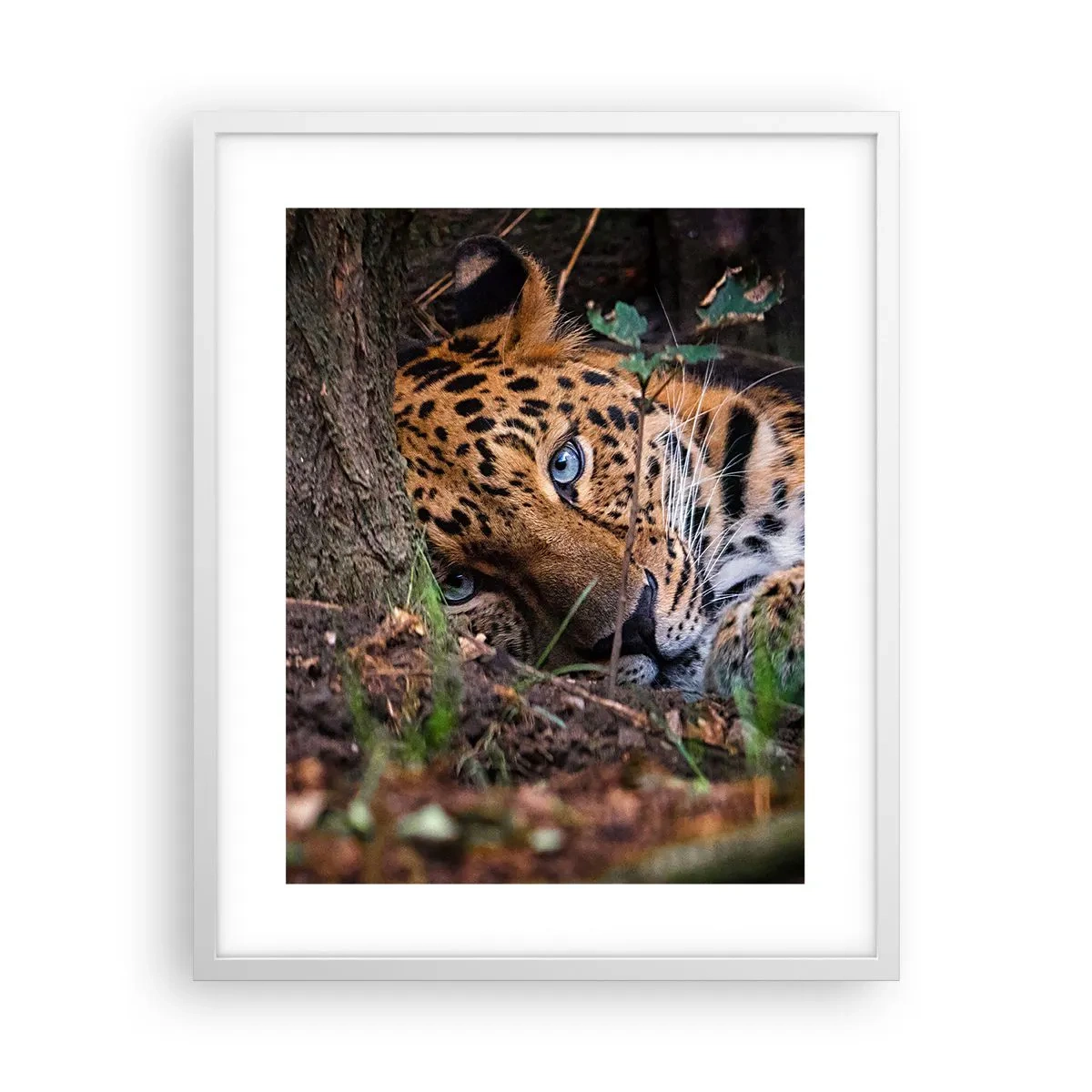 Poster in einem weißen Rahmen - Vertrau mir - 40x50 cm