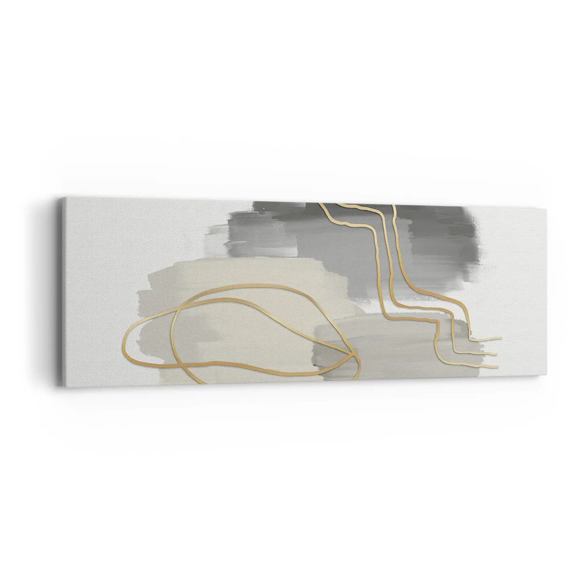 Bild auf Leinwand - Leinwandbild - Dauer und Bewegung - 90x30 cm