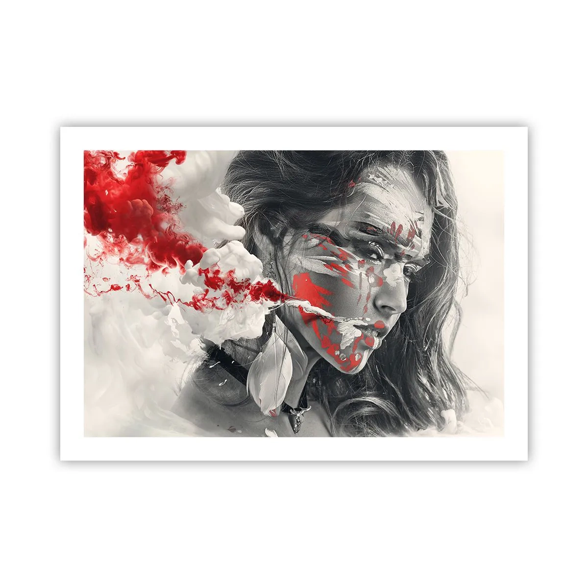 Poster - Im Dunst der Absurdität - 70x50 cm