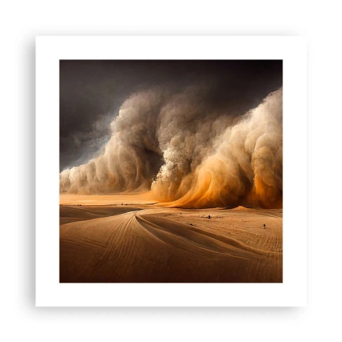 Poster - Zorn der Wüste - 40x40 cm