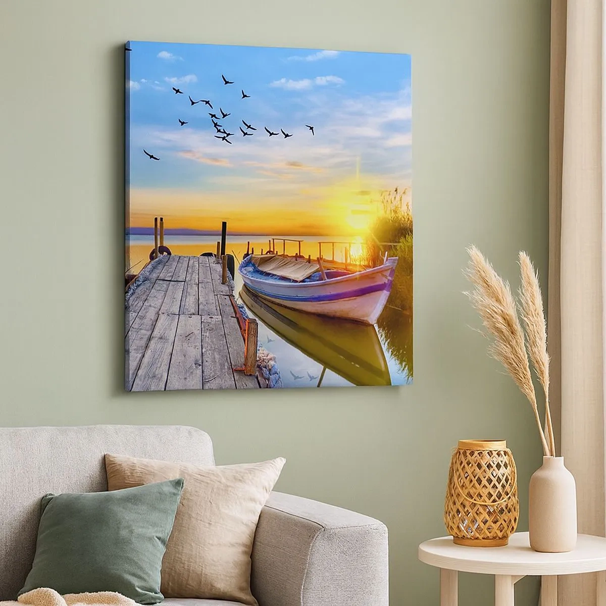 Bild auf Leinwand - Leinwandbild - Bis morgen - 30x30 cm