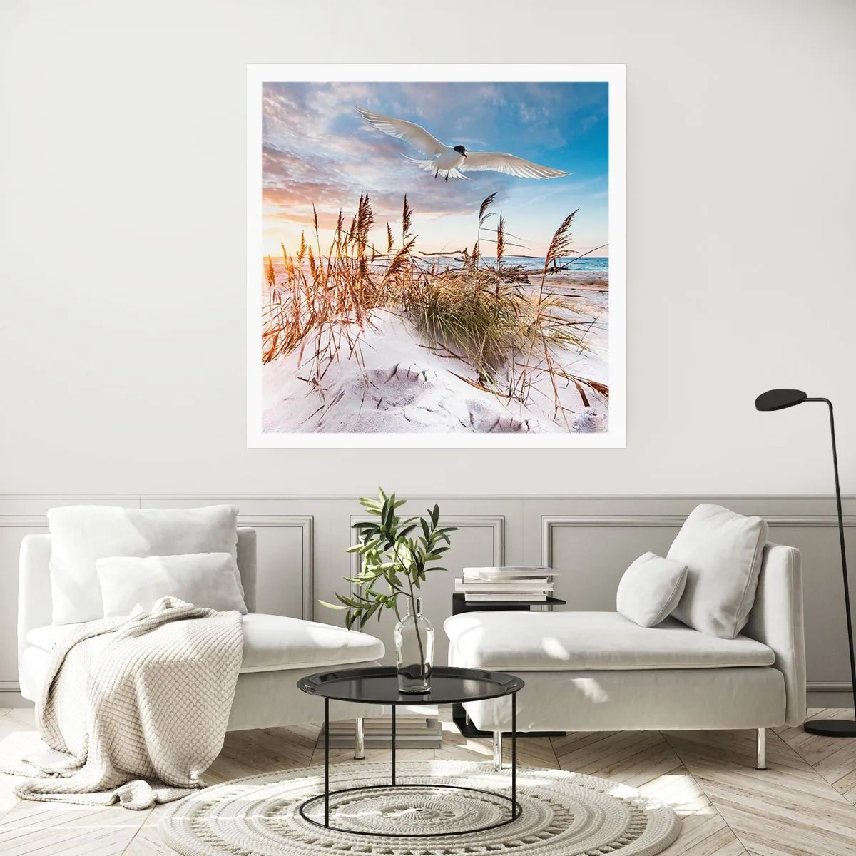 Poster - Wind vom Meer - 60x60 cm