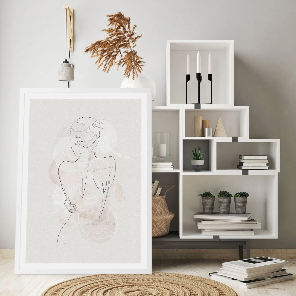 Poster in einem weißen Rahmen - Wie ein sensibles Instrument - 30x40 cm