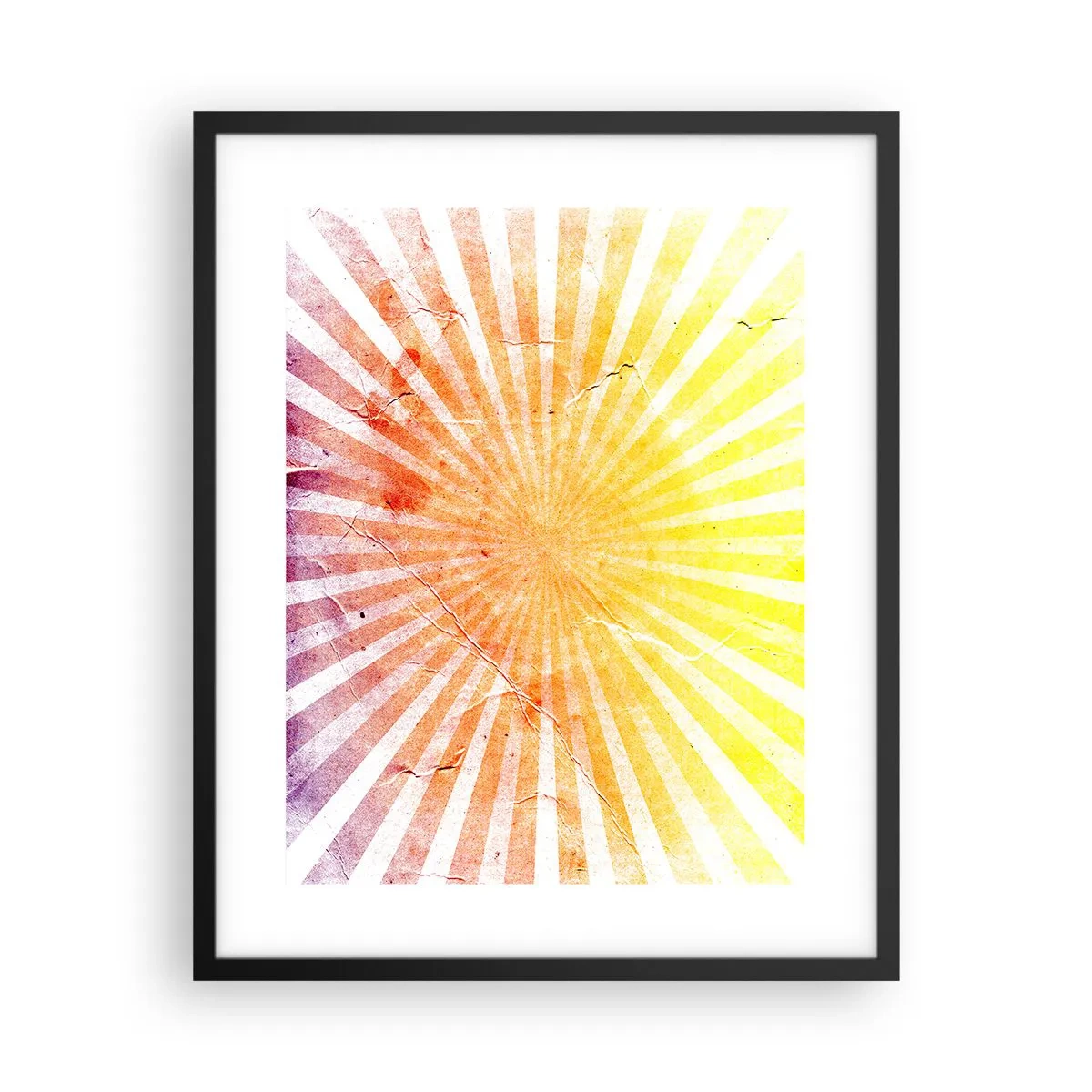 Poster in einem schwarzem Rahmen - Sonnenaufgänge und Sonnenuntergänge - 40x50 cm