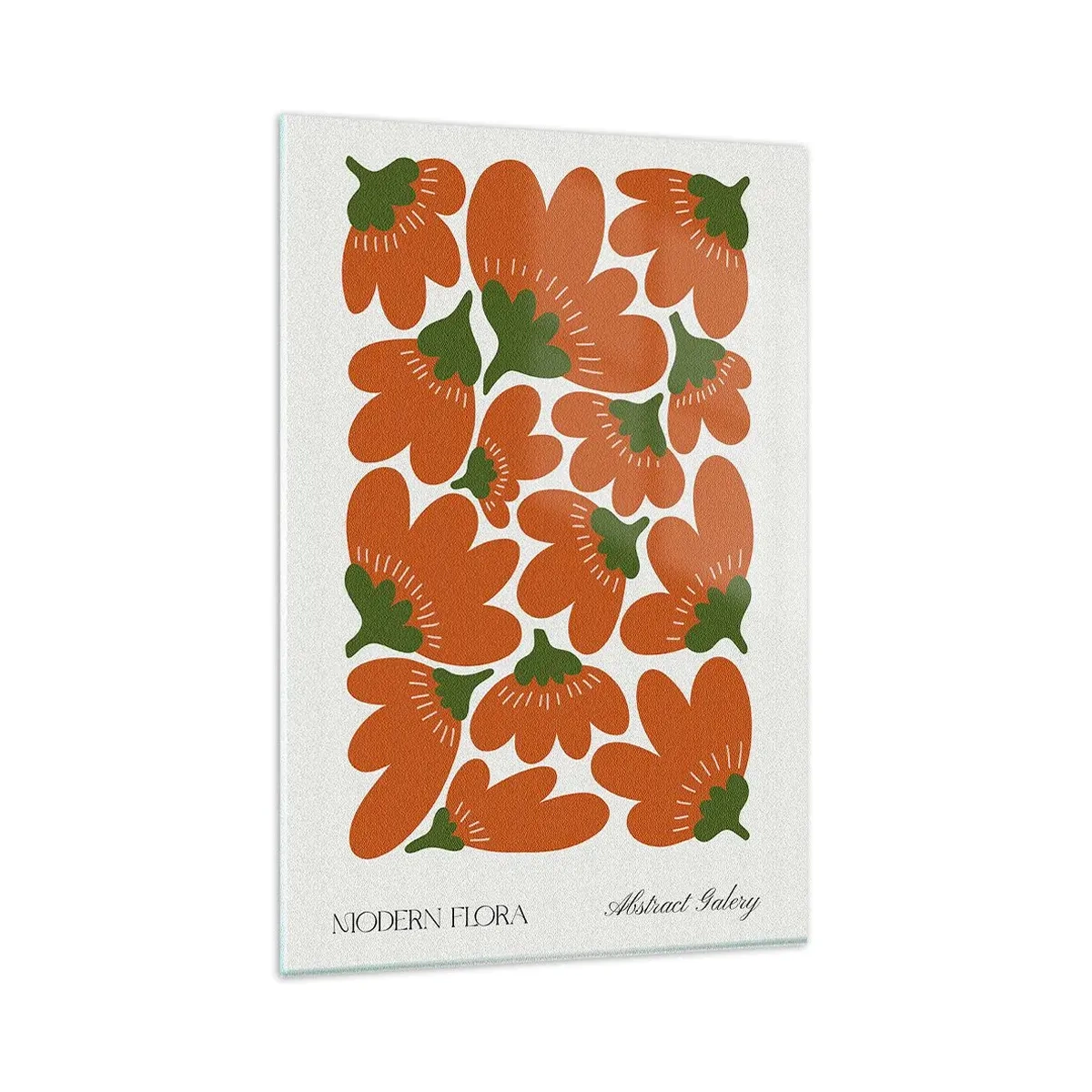 Glasbild - Bild auf glas - Aus dem Leben der Blumen - 80x120 cm