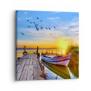 Bild auf Leinwand - Leinwandbild - Bis morgen - 30x30 cm