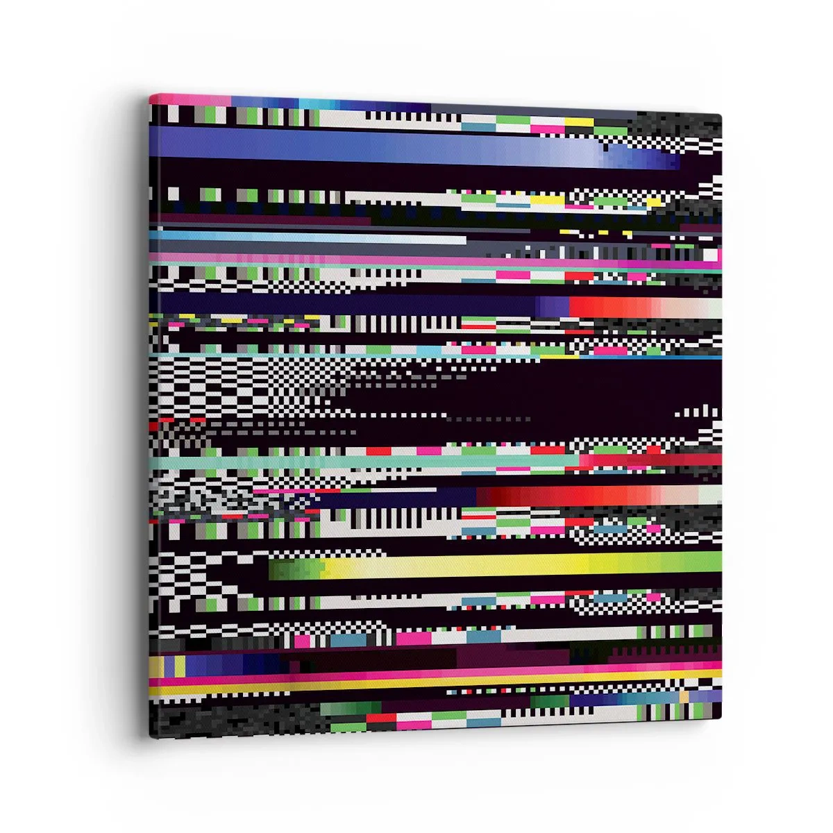 Bild auf Leinwand - Leinwandbild - Das Kontrollbild der Realität - 40x40 cm