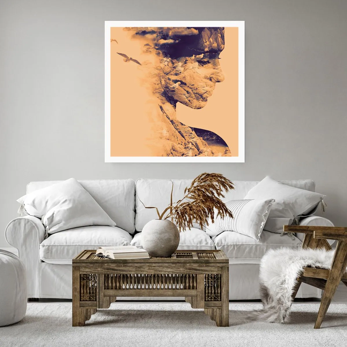 Poster - Von Natur aus schön - 60x60 cm