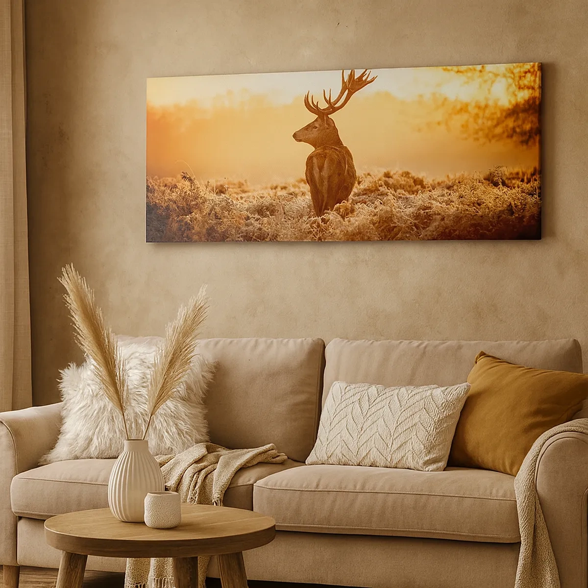 Bild auf Leinwand - Leinwandbild - Herr im eigenen Land - 30x30 cm