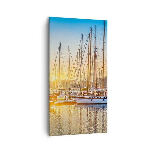 Bild auf Leinwand - Leinwandbild - Der Wind muss auch schlafen - 55x100 cm